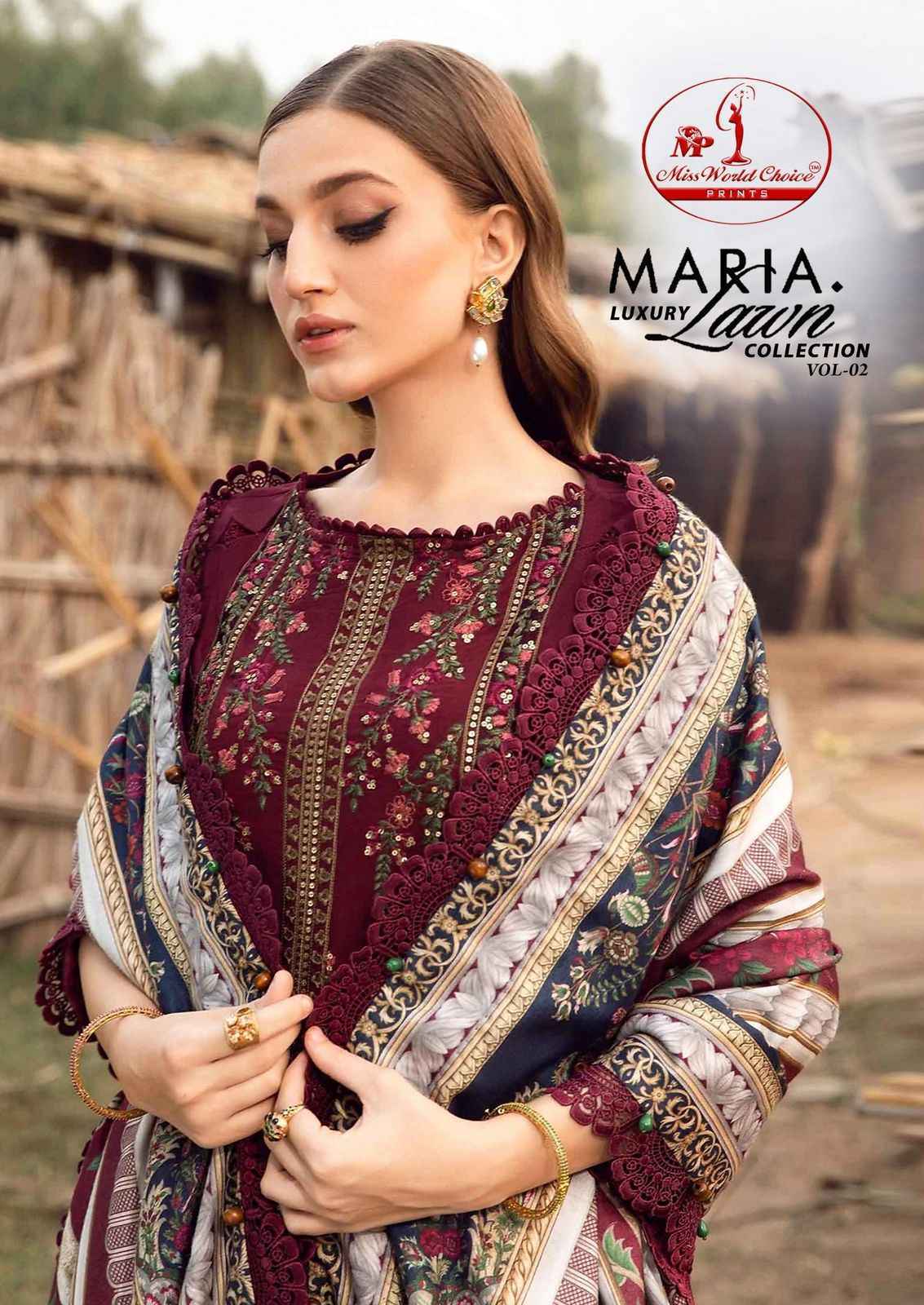 Miss World Choice Maria Vol-2 Cotton Dress Material (6 pcs Catalogue)