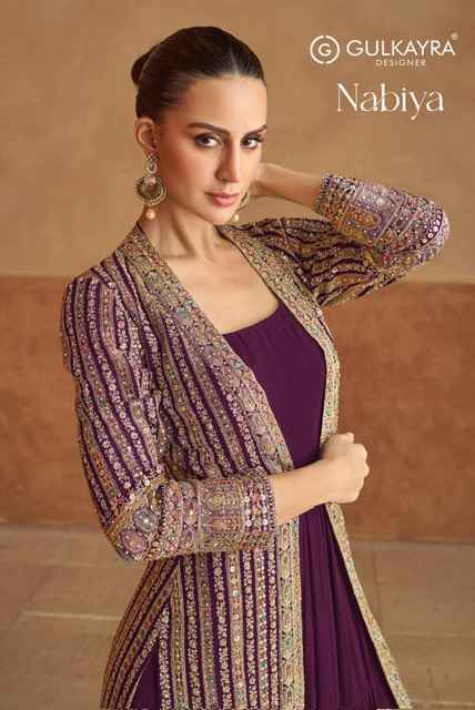 Gulkayra Designer Nabiya Readymade Georgette Dress (4 pcs Catalogue)