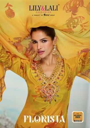Lily & Lali Florista Readymade Natural Crepe Dress (6 pcs Catalogue)