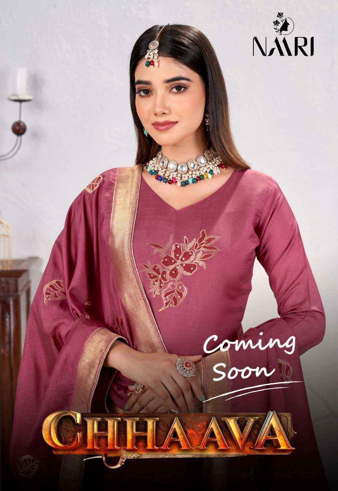 Naari Chhaava Musline Jacquard Dress Material 3 pcs Catalogue