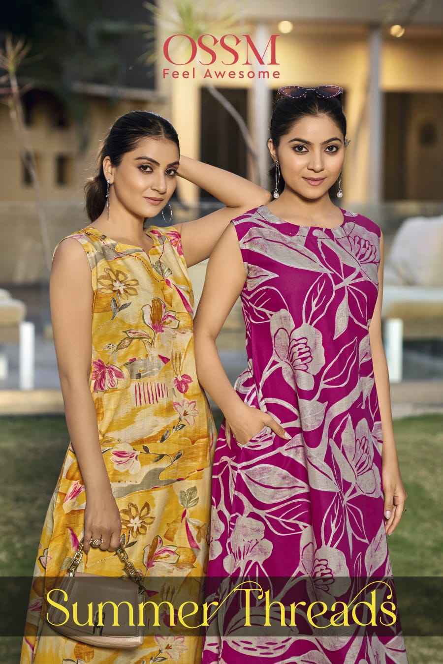Ossm Summer Threads Cotton Co ord Set (6 pcs Catalogue)