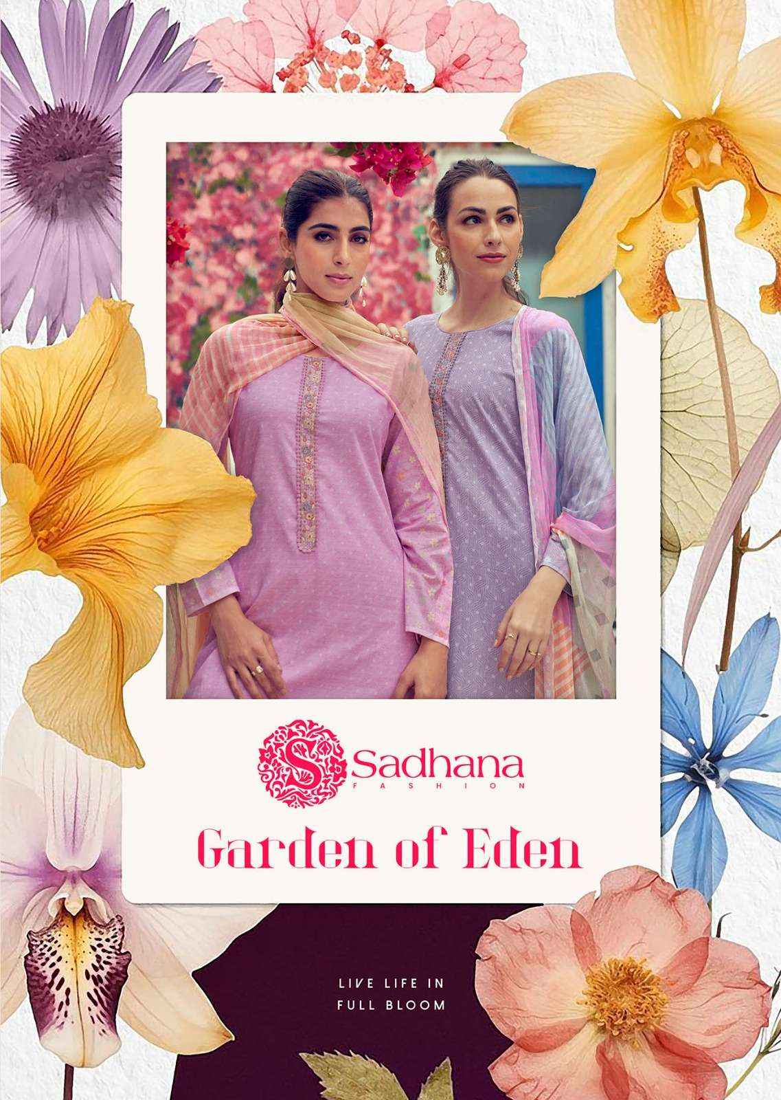 Sadhna Fashion Garden Of Eden Lawn Cotton Dress Material 6 pcs Catalogue