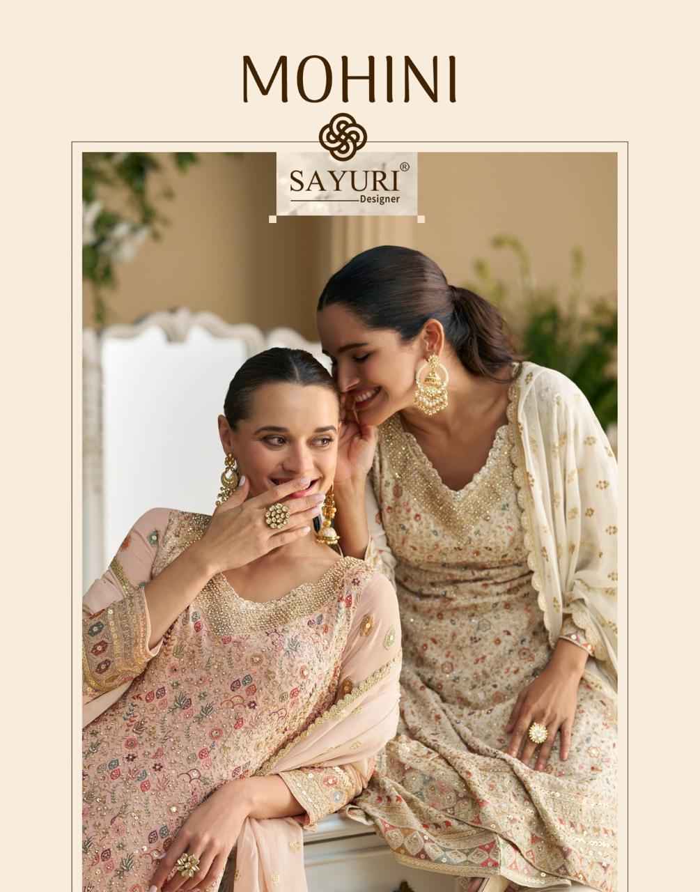 Sayuri Designer Mohini Readymade Georgette Dress 3 pcs Catalogue