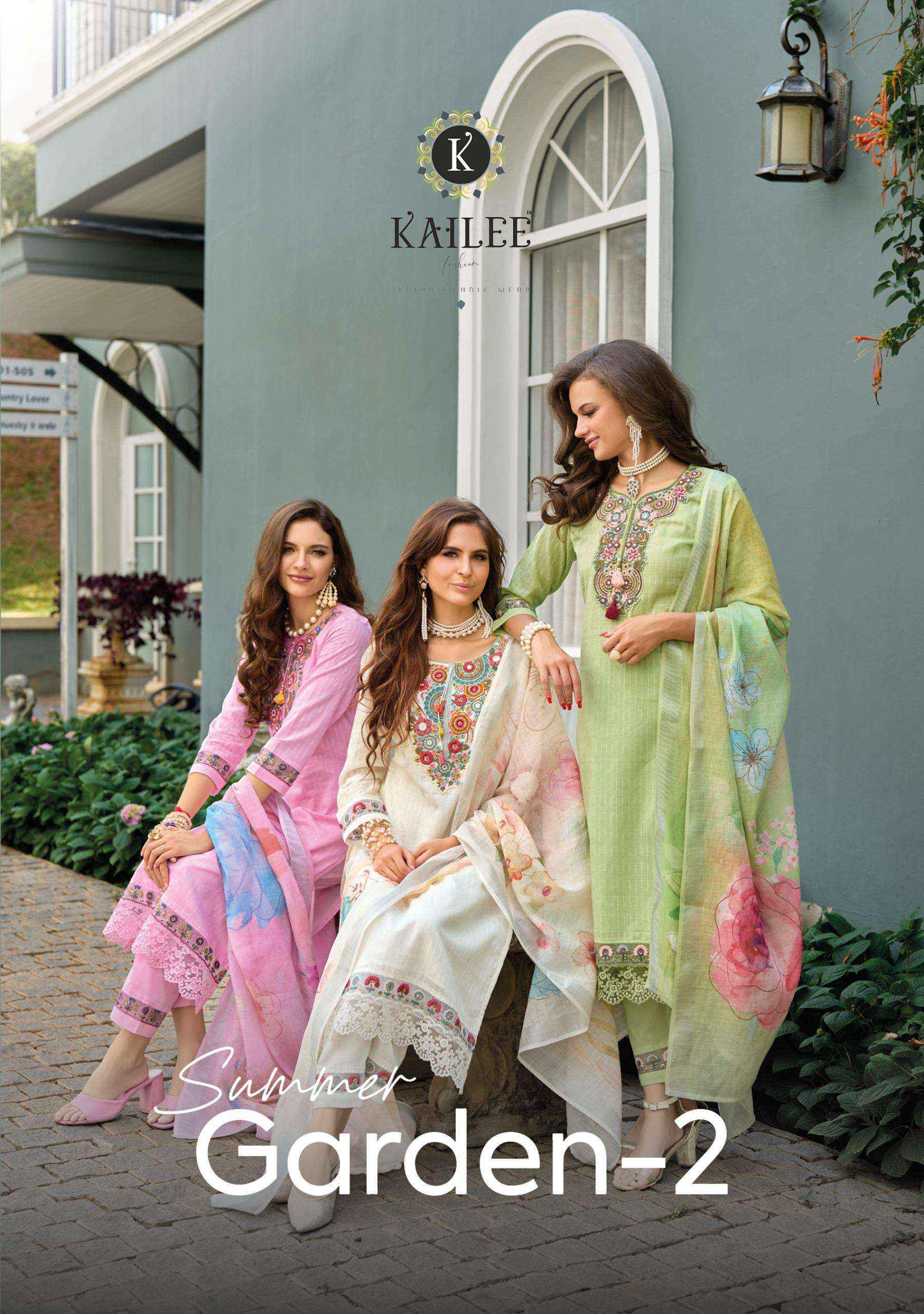 Kailee Fashion Summer Garden Vol 2 Cotton Kurti Combo 6 pcs Catalogue