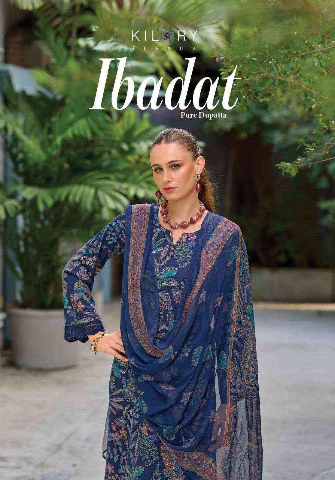 Kilory Trends Ibadat Linene Jam Cotton Dress Material 4 pcs Catalogue