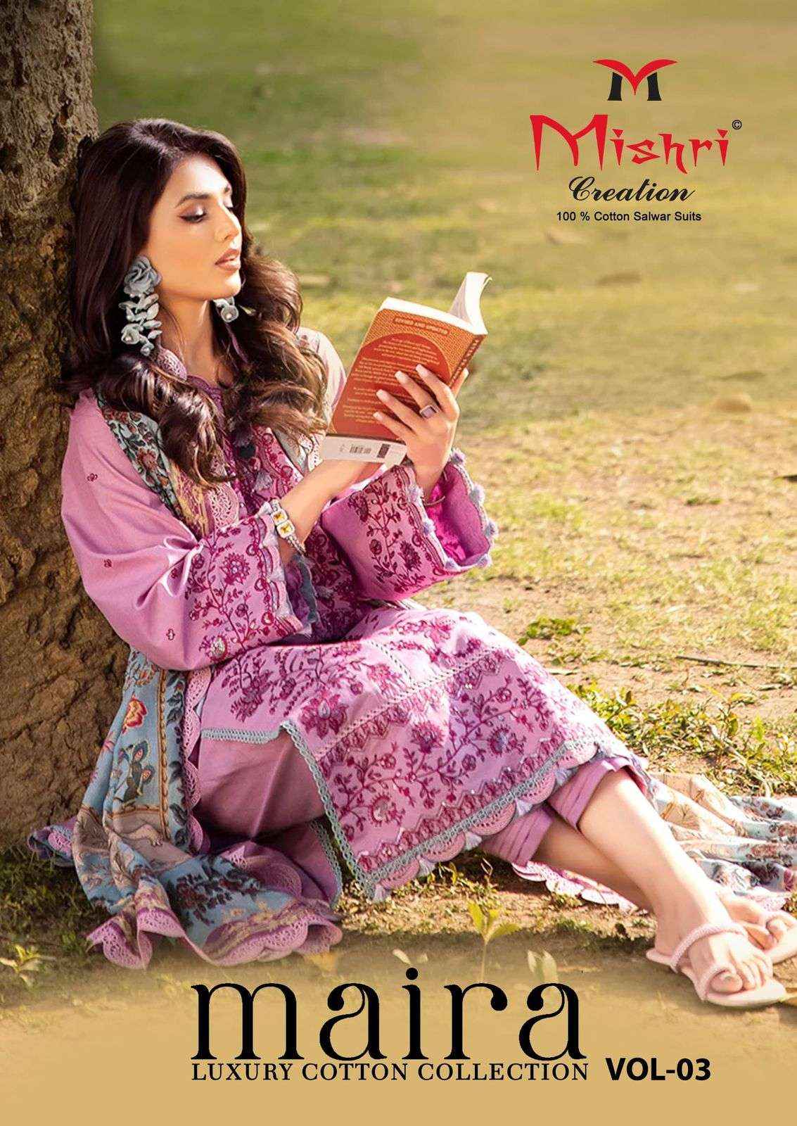 Mishri Creation Maira Vol 3 Cotton Dress Material 6 pcs Catalogue