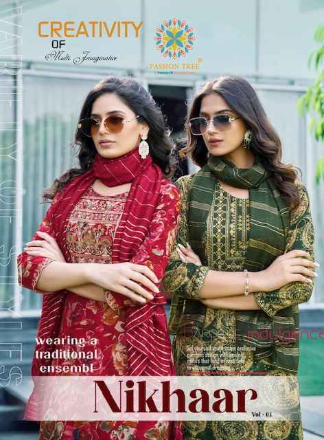 Passion Tree Nikhaar Vol 1 Rayon Kurti Combo 8 pcs Catalogue