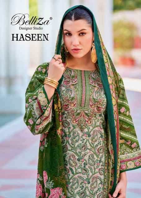 Belliza Haseen Cotton Dress Material 8 pcs Cataloge