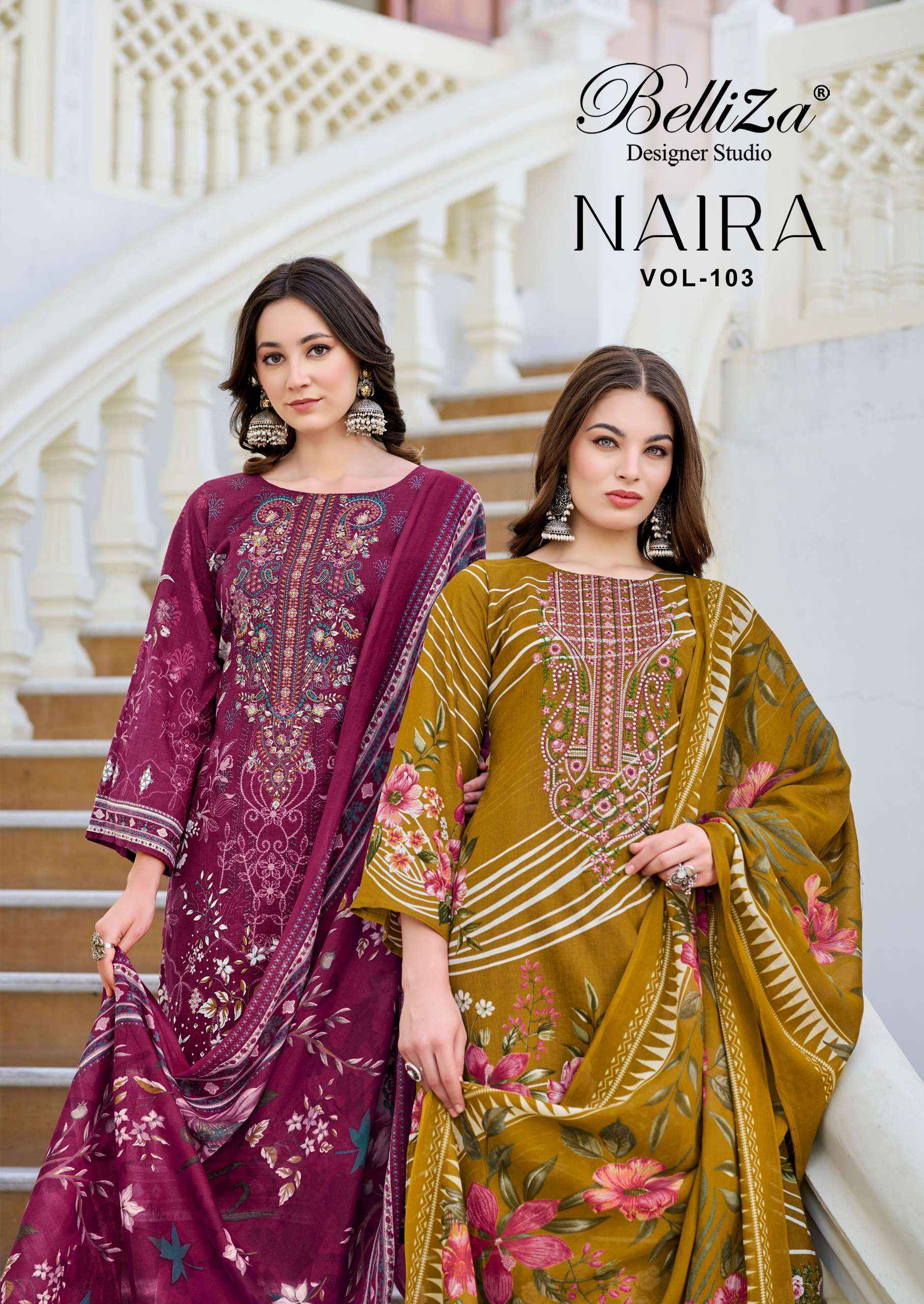 Belliza Naira Vol 103 Readymade Cotton Dress Material 8 pcs Cataloge