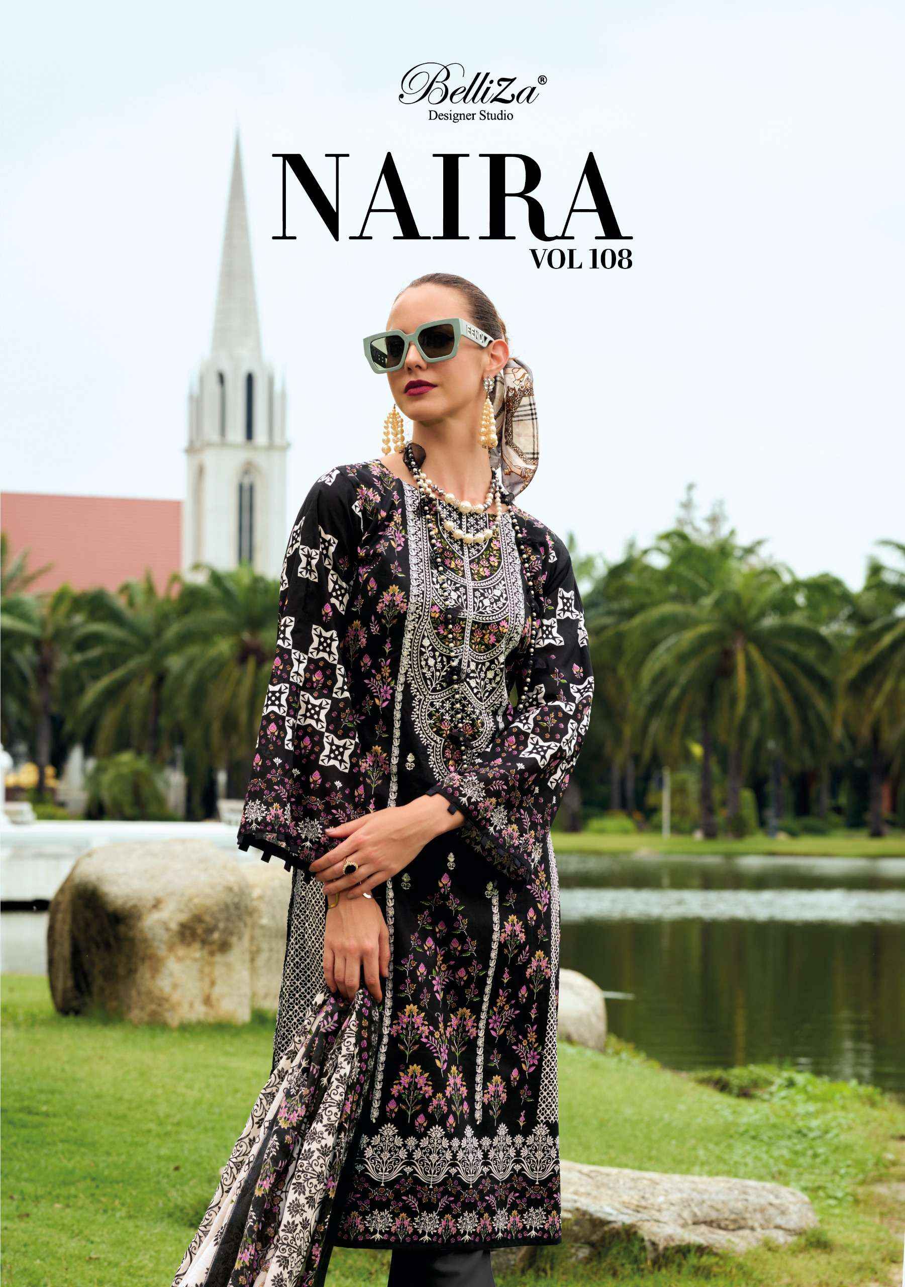 Belliza Naira Vol 108 Cotton Dress Material 8 pcs Cataloge