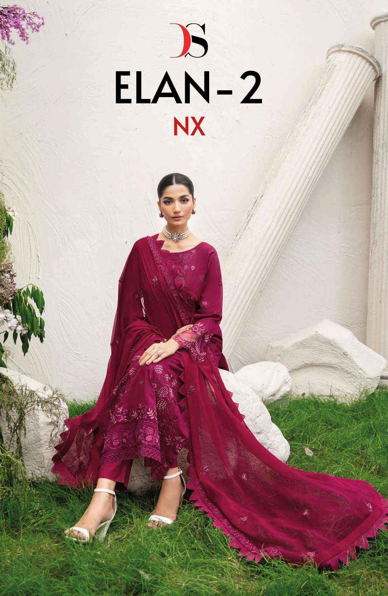 Deepsy Elan Lawn 25 Nx Vol 2 Cotton Dress Material 4 pcs Catalogue