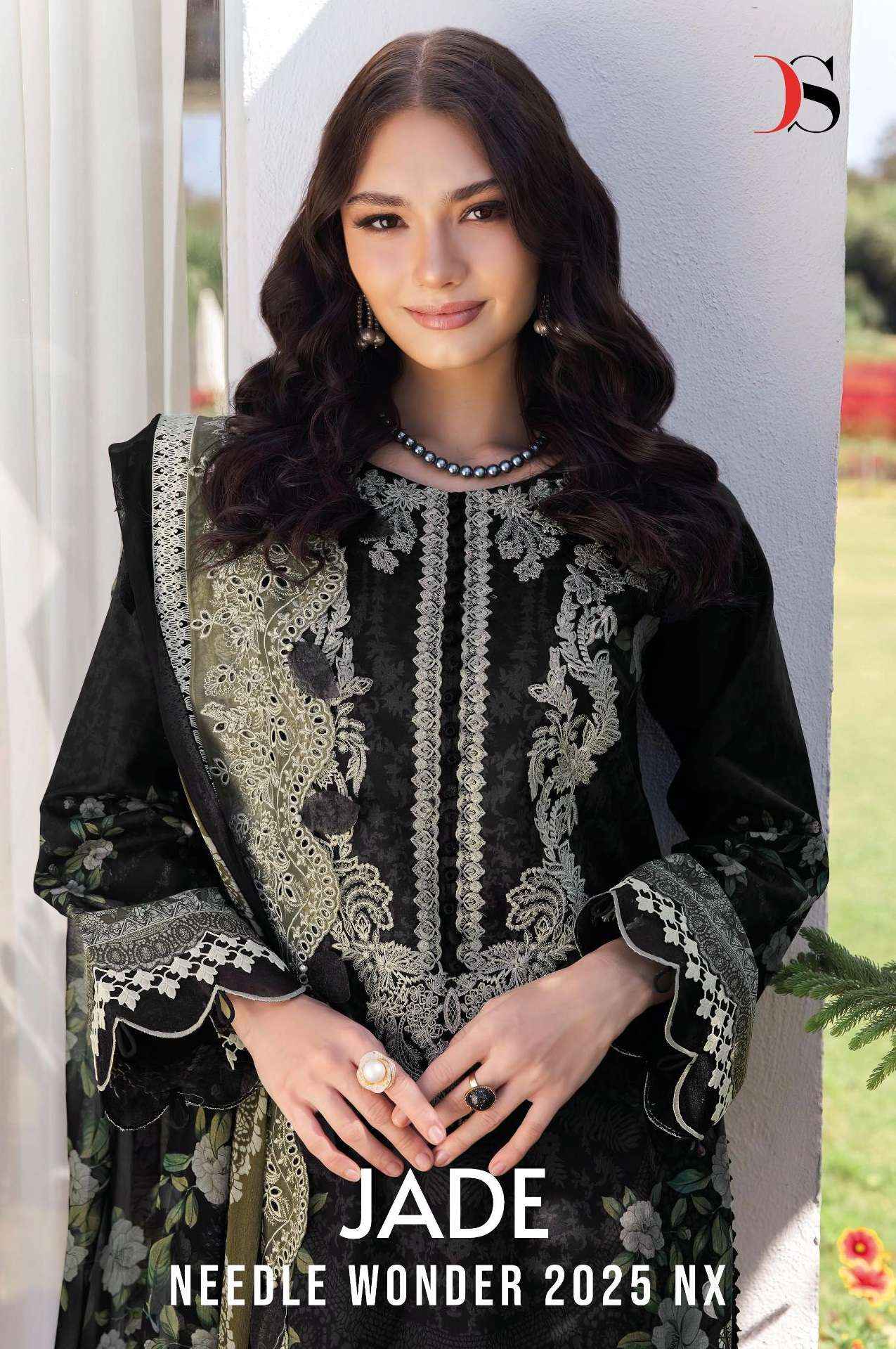 Deepsy Jade Needle Wonder 2025 Nx Cotton Dress Material 6 pcs Catalogue
