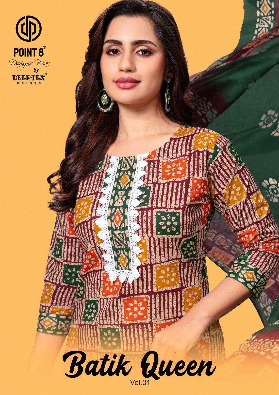 Deeptex Batik Queen Vol 1 Readymade Cotton Dress 10 pcs Catalogue