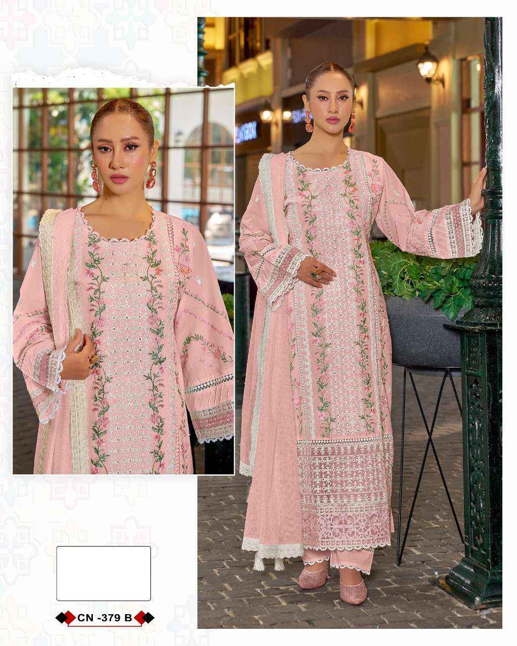 Fepic Crafted Needle Cn 379 Readymade Cotton Dress 3 pcs Catalogue
