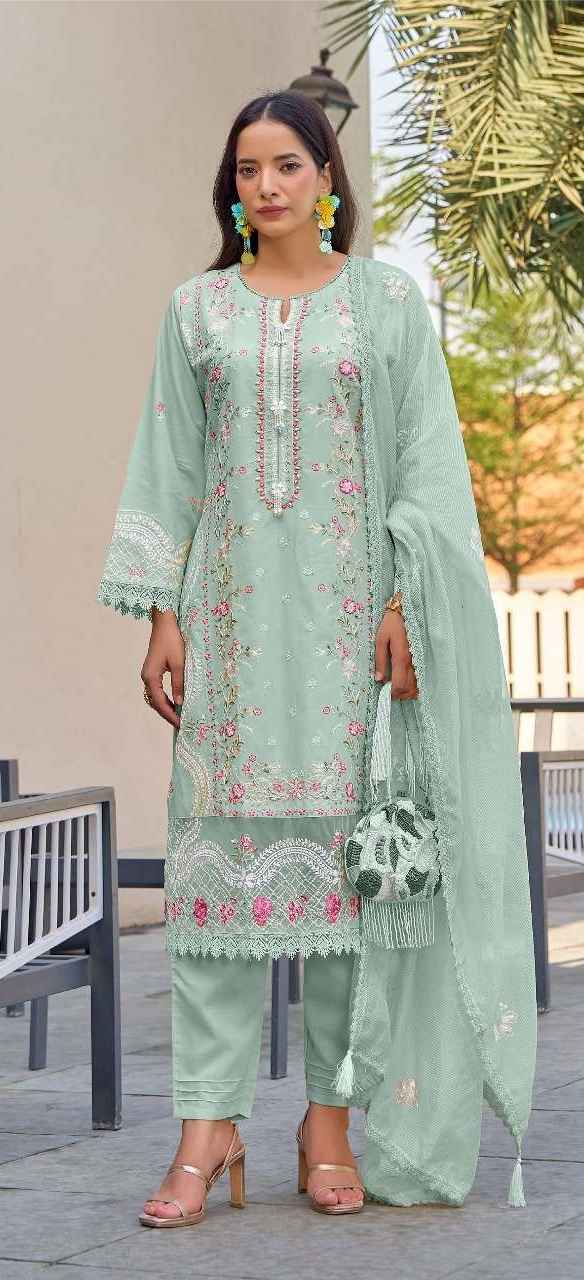 Fepic Rosemeen C 2013 Cambric Cotton Dress Material 3 pcs Catalogue