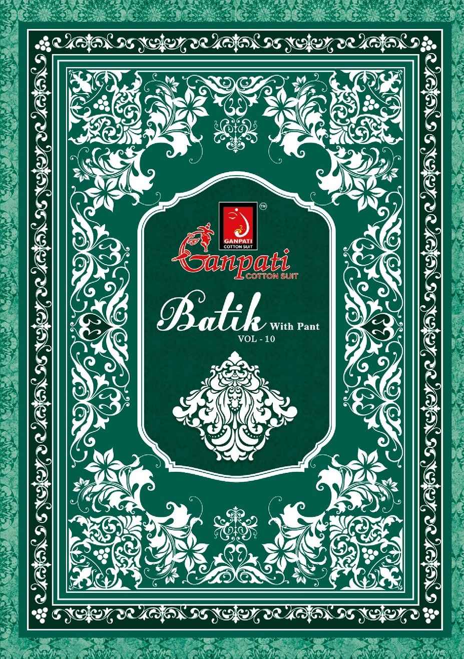 Ganpati Batik Vol 10 Readymade Cotton Dress 15 pcs Catalogue