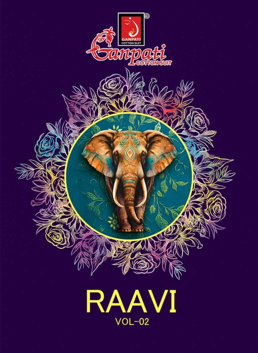 Ganpati Raavi Vol 2 Cotton Dress Material 6 pcs Catalogue