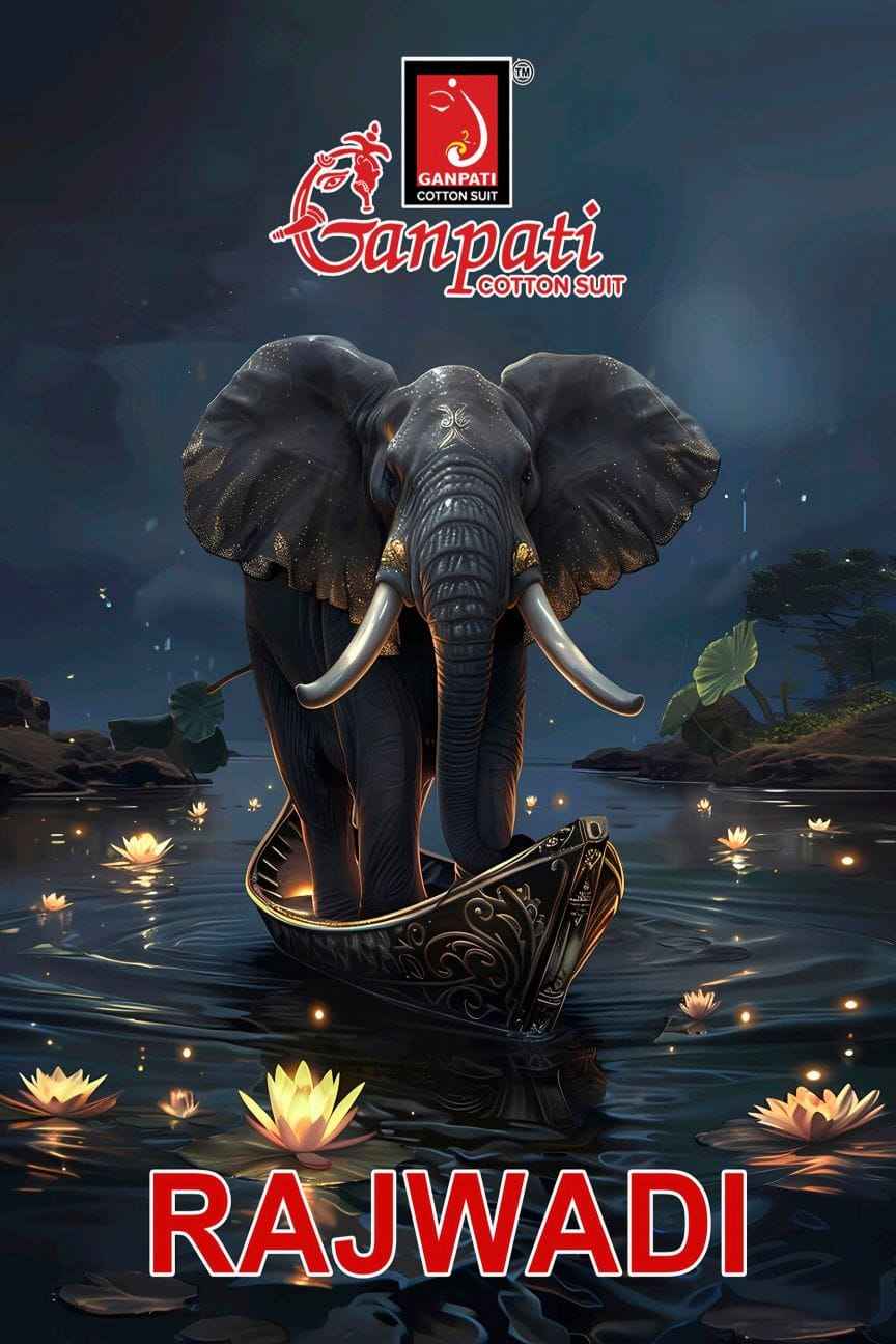 Ganpati Rajwadi Vol 1 Cotton Dress Material 6 pcs Catalogue
