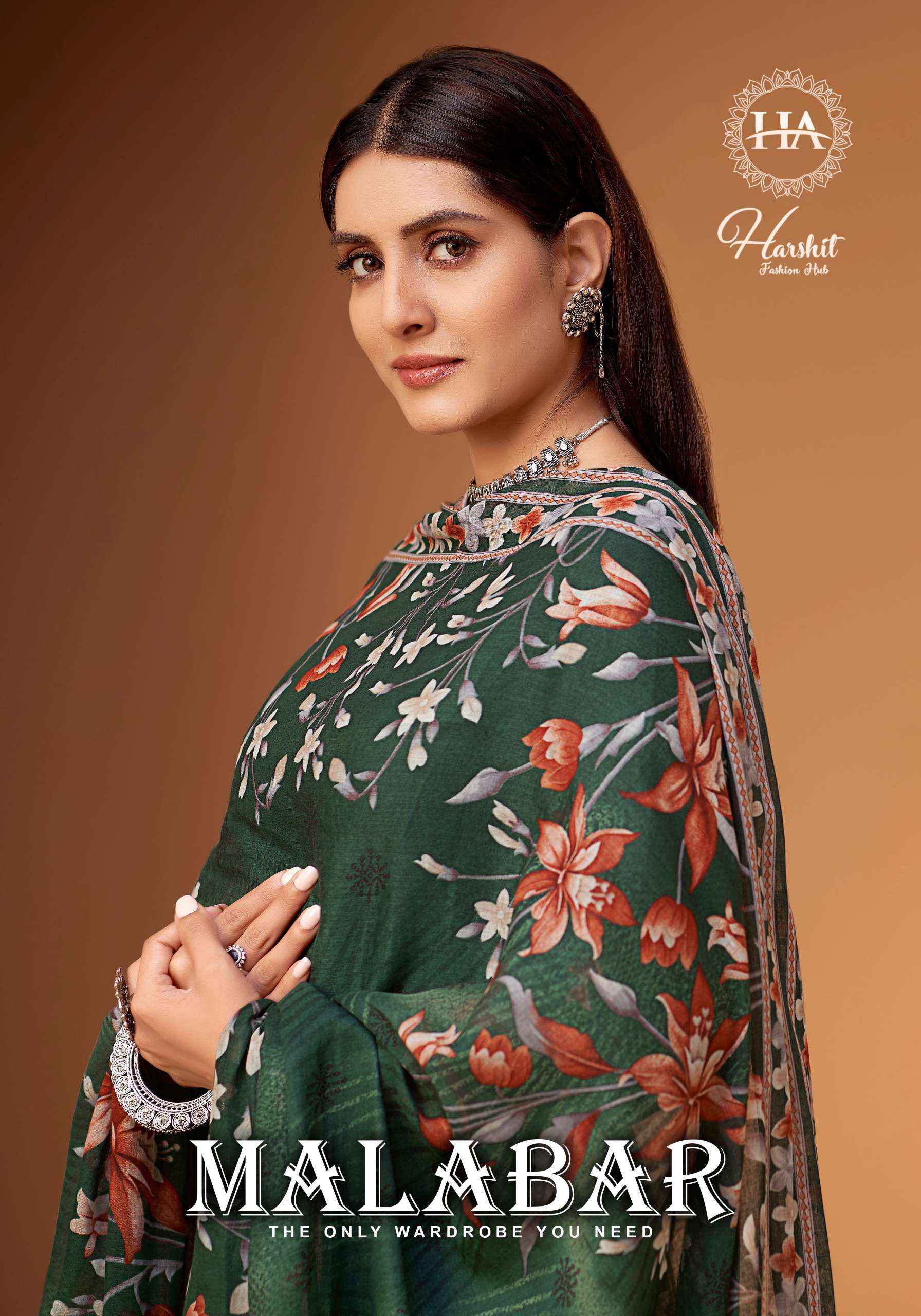 Harshit Fashion Malabar Jam Cotton Dress Material 6 pcs Catalogue