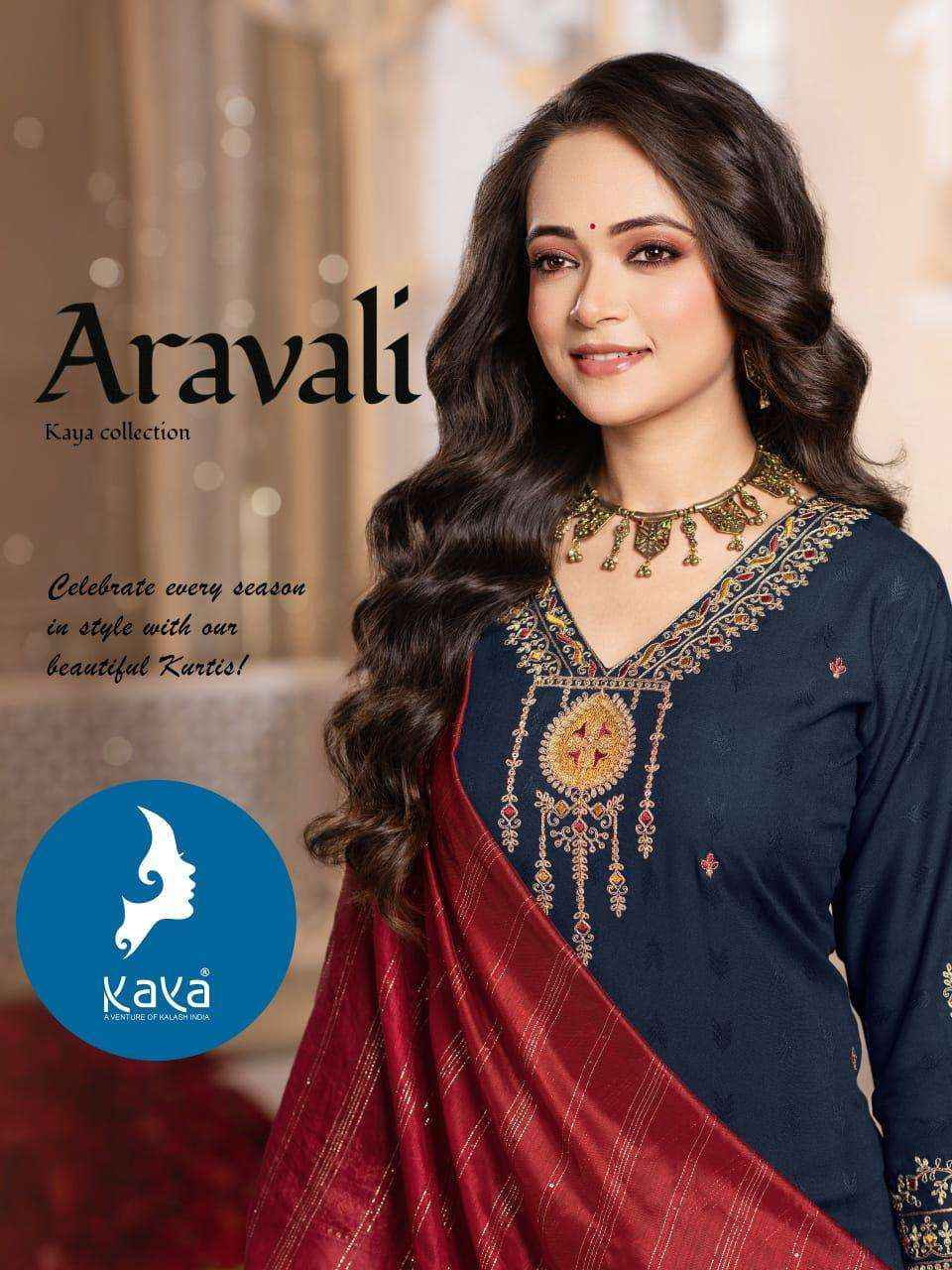Kaya Aravali Rayon Kurti Combo 6 pcs Catalogue