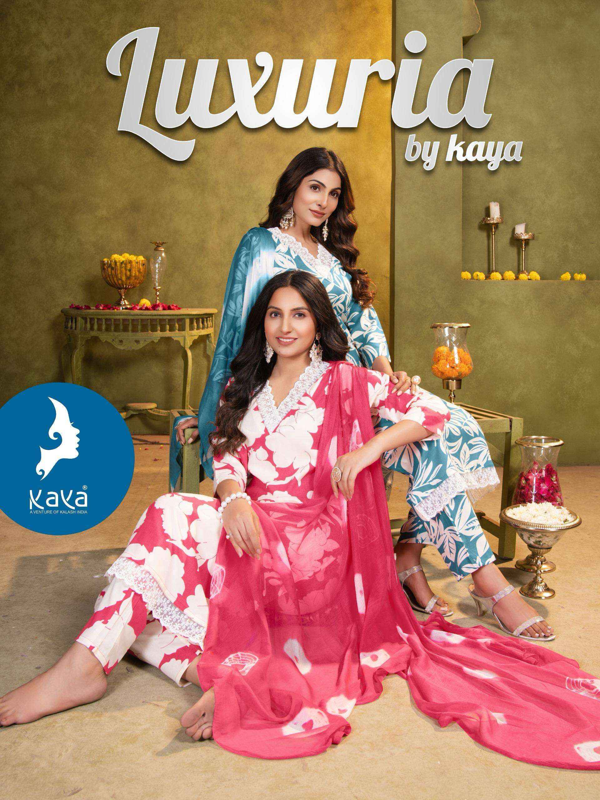 Kaya Luxuria Rayon Kurti Combo 6 pcs Catalogue