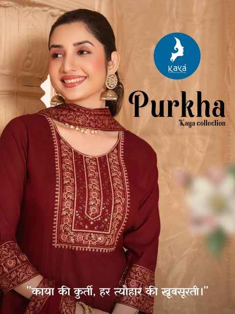 Kaya Purkha Rayon Kurti Combo 6 pcs Catalogue