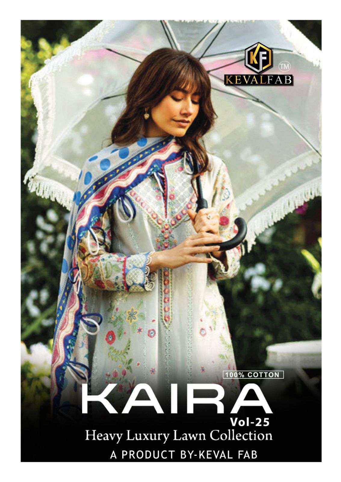Keval Fab Kaira Vol 25 Readymade Cotton Dress Material 6 pcs Catalogue