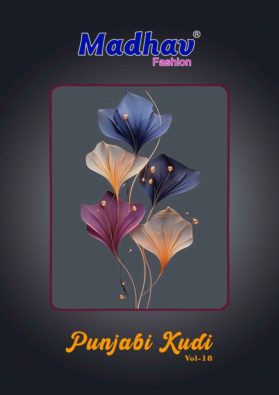 Madhav Fashion Punjabi Kudi Vol 18 Cotton Dress Material 10 pcs Catalogue