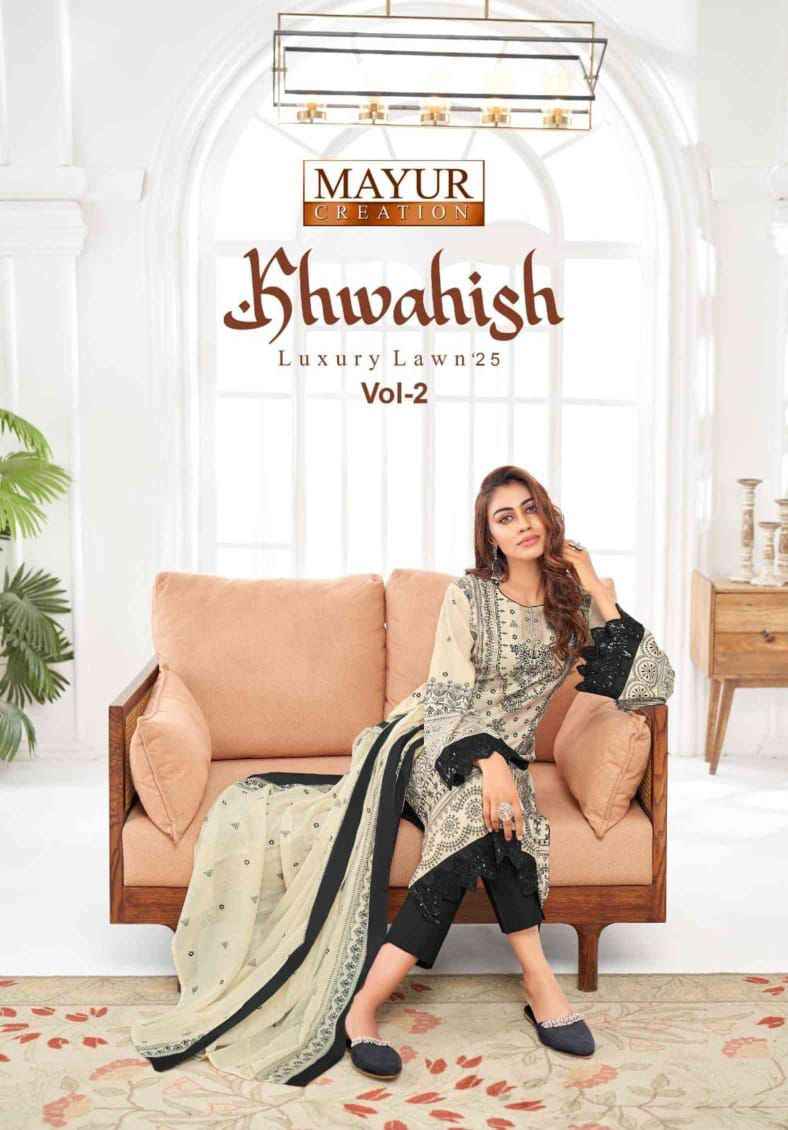 Mayur Creation Khwahish Vol 2 Lawn Cotton Dress Material 8 pcs Catalogue