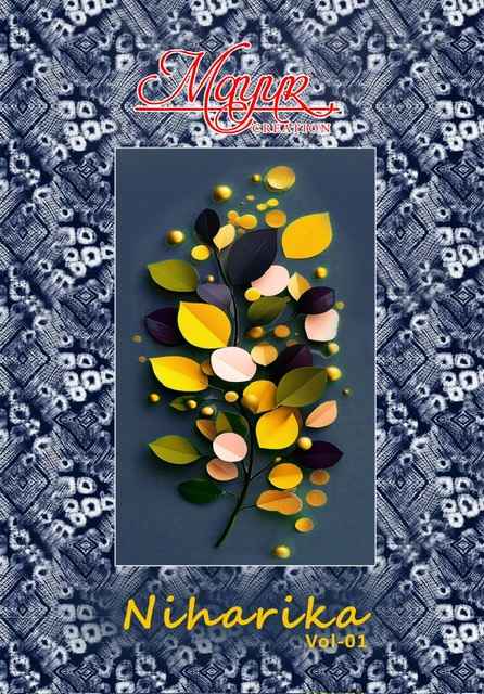 Mayur Creation Niharika Vol 1 Cotton Dress Material 10 pcs Catalogue