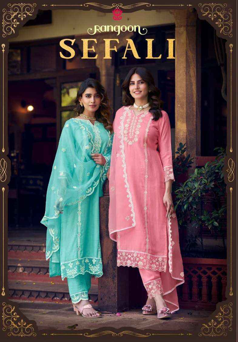Rangoon Sefali Viscose Kurti Combo 4 pcs Catalogue