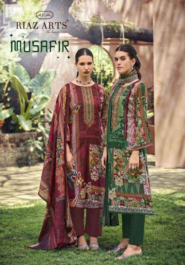 Riaz Arts Musafir Vol 23 Lawn Cotton Dress Material 4 pcs Catalogue