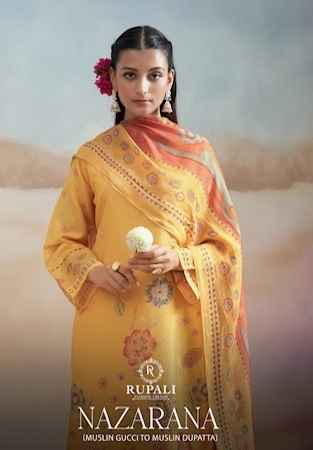 Rupali Fashion Nazarana Viscouse Dress Material 4 pcs Catalogue