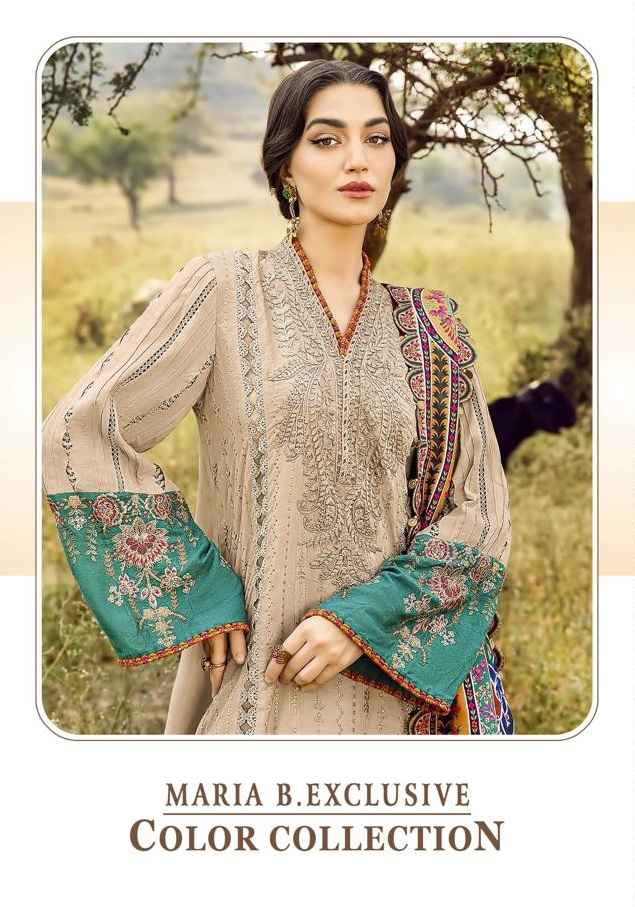 Shree Fabs Maria B Exclusive Colour Collection Rayon Dress Material 4 pcs Catalogue