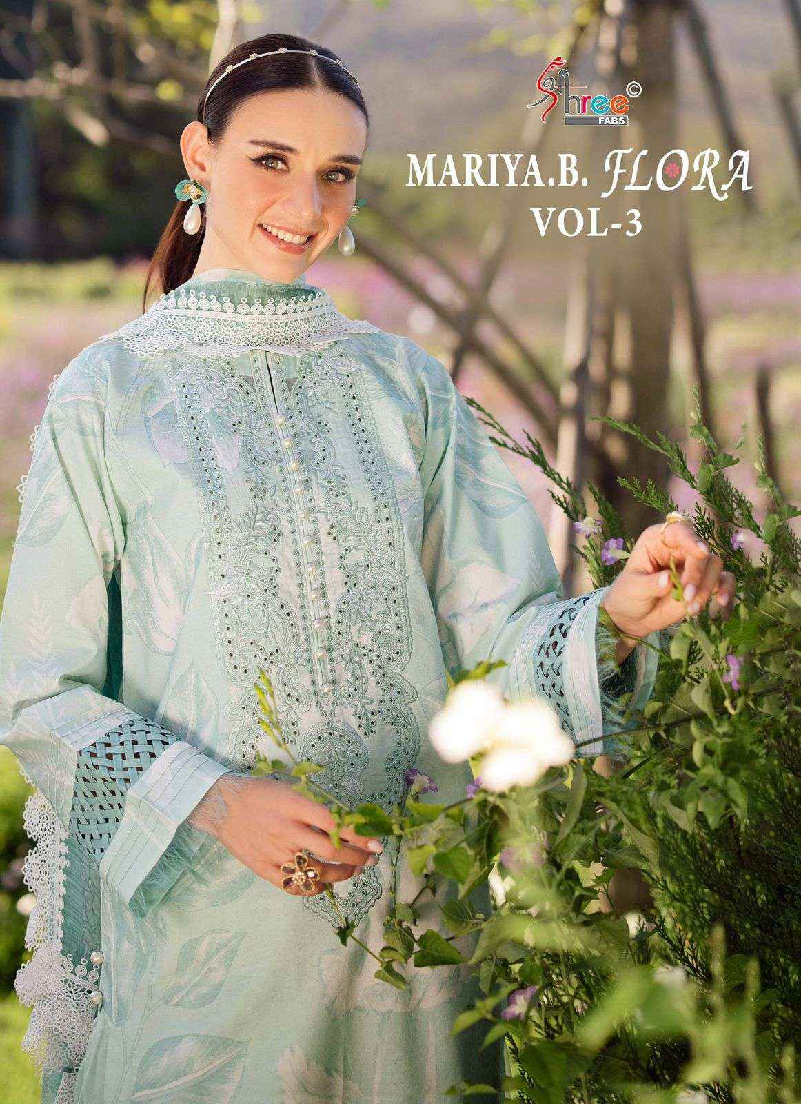 Shree Fabs Mariya B Flora Vol 3 Cotton Dress Material 6 pcs Catalogue