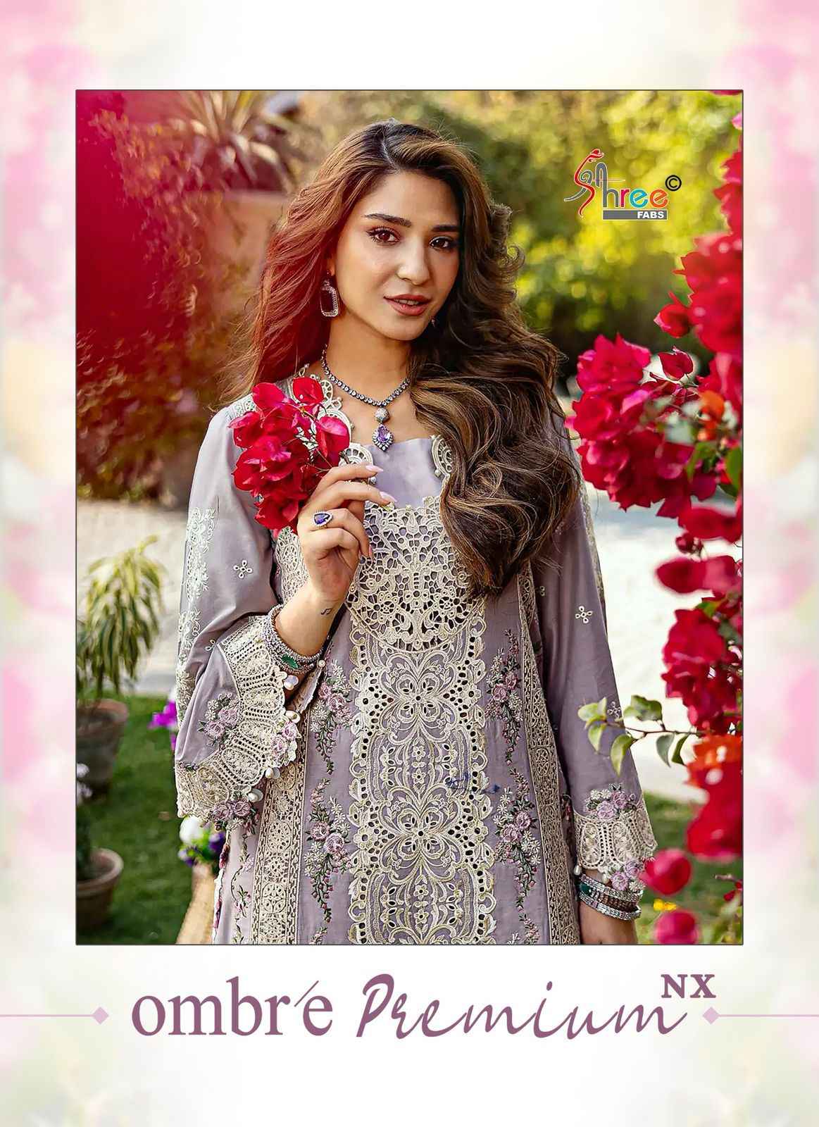Shree Fabs Ombre Premium Nx Cotton Dress Material 5 pcs Catalogue