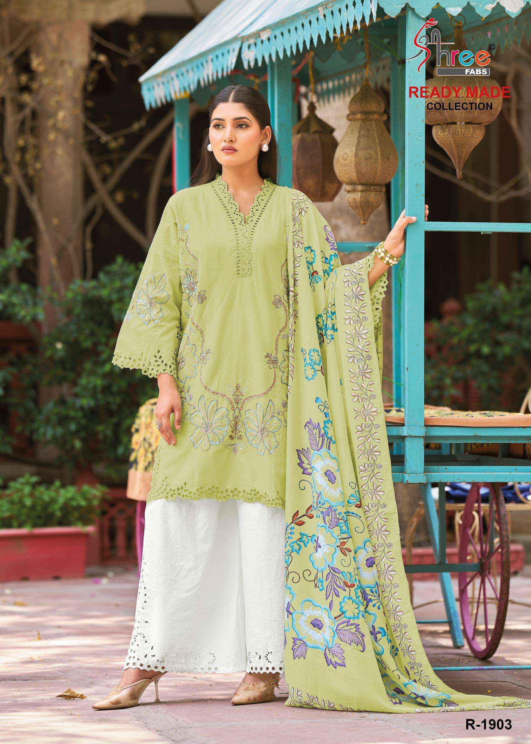 Shree Fabs R 1903 Readymade Cotton Dress 4 pcs Catalogue