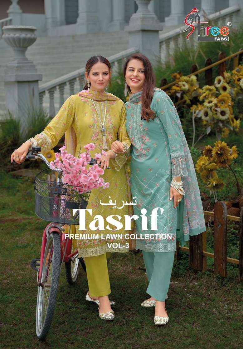 Shree Fabs Tasrif Vol 3 Cotton Dress Material 6 pcs Catalogue
