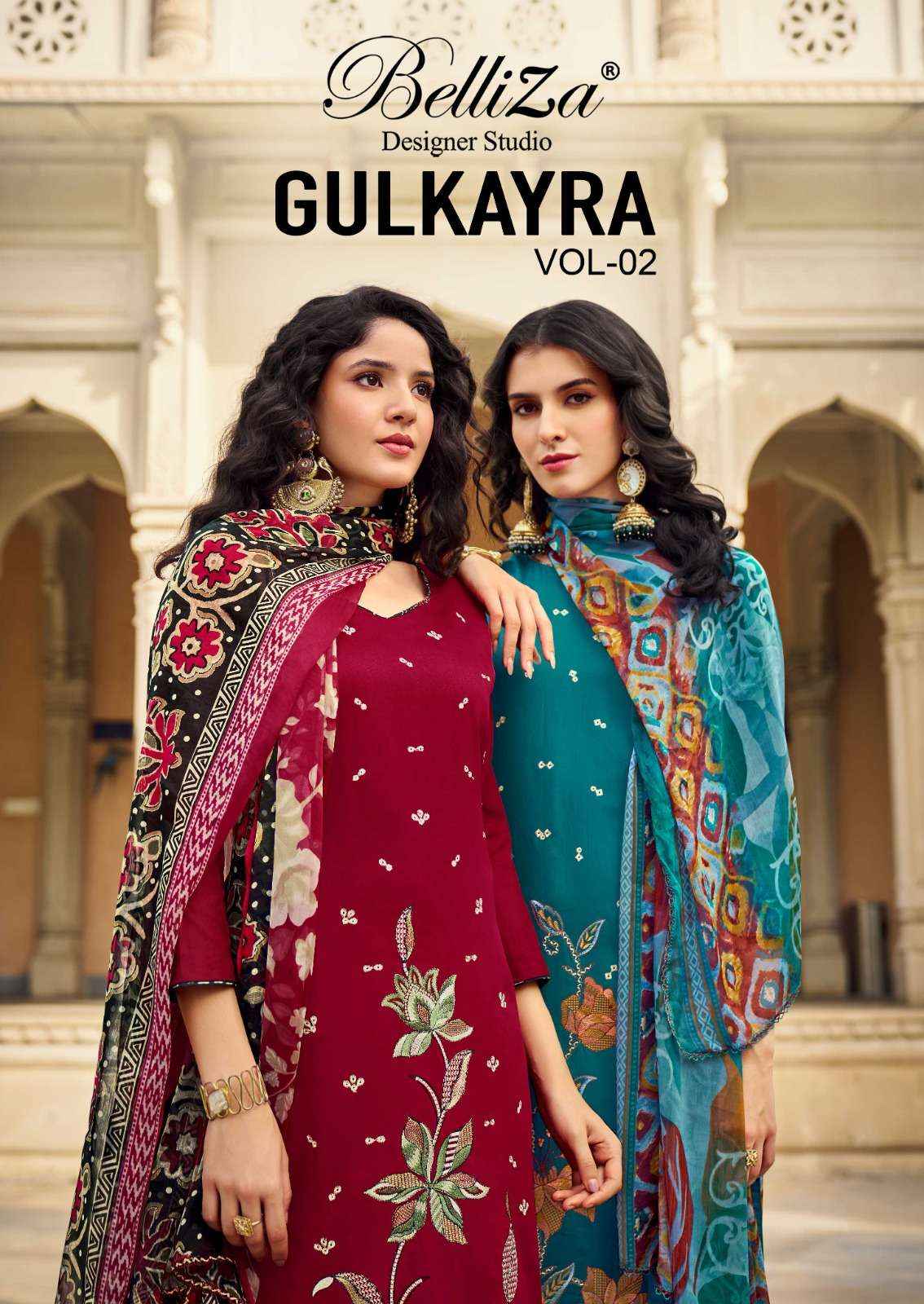 Belliza Gulkayra Vol 2 Jam Cotton Dress Material 8 pcs Catalogue