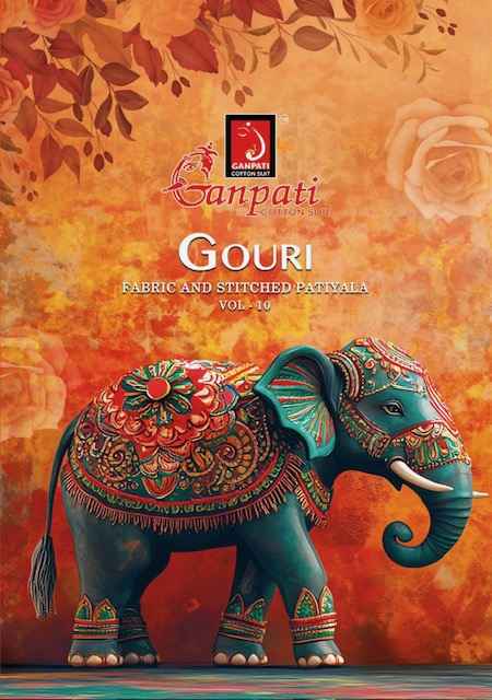 Ganpati Gouri Vol 10 Cotton Dress Material 15 pcs Catalogue