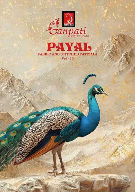 Ganpati Payal Vol 10 Cotton Dress Material 15 pcs Catalogue