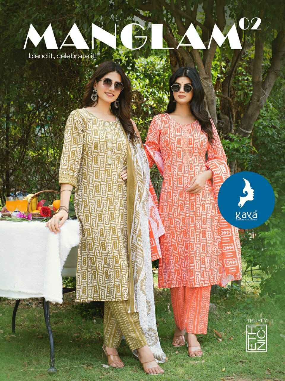 Kaya Manglam Vol 2 Cotton Kurti Combo 8 pcs Catalogue