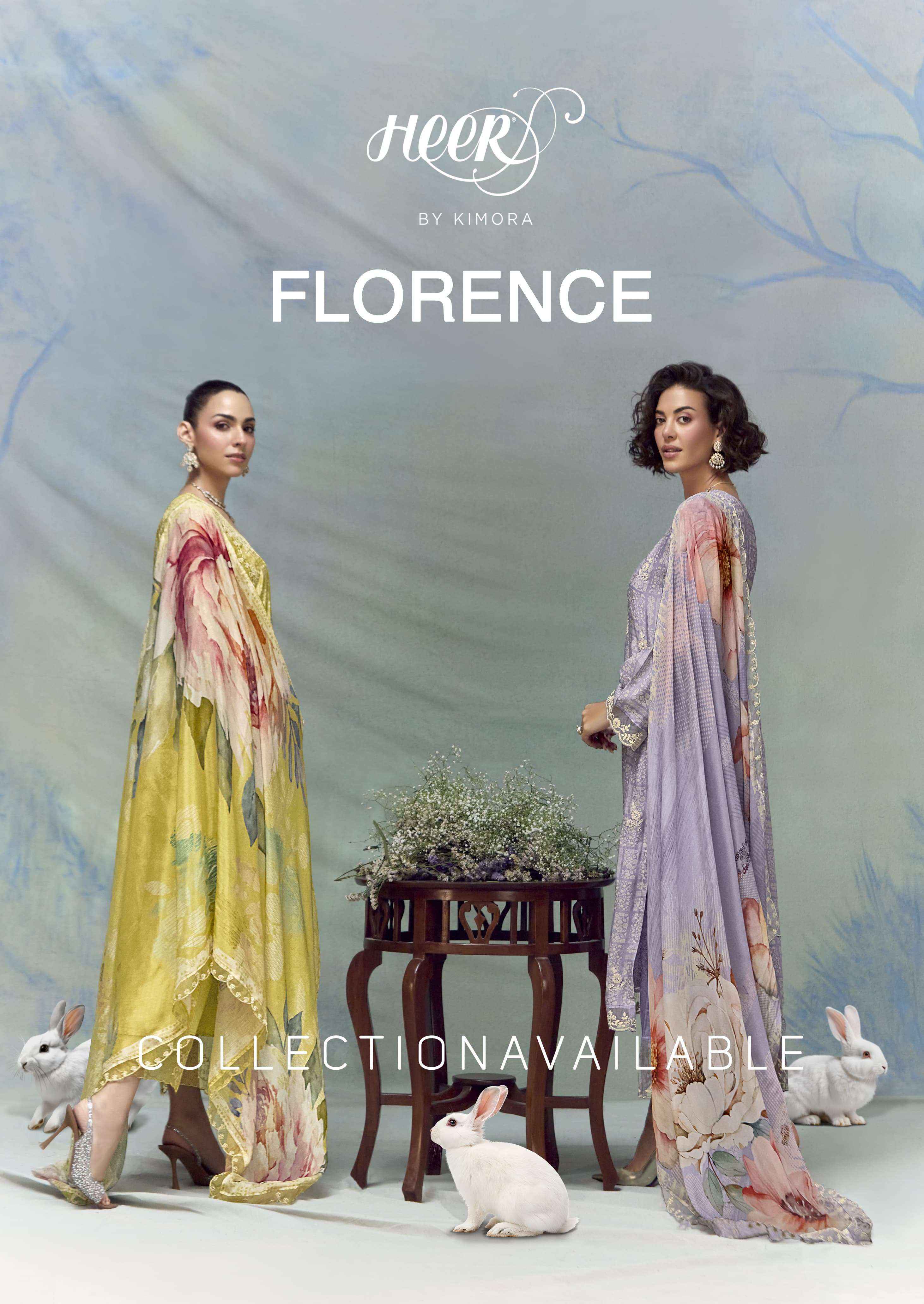 Kimora Heer Florence Vol 213 Musline Dress Material 6 pcs Catalogue