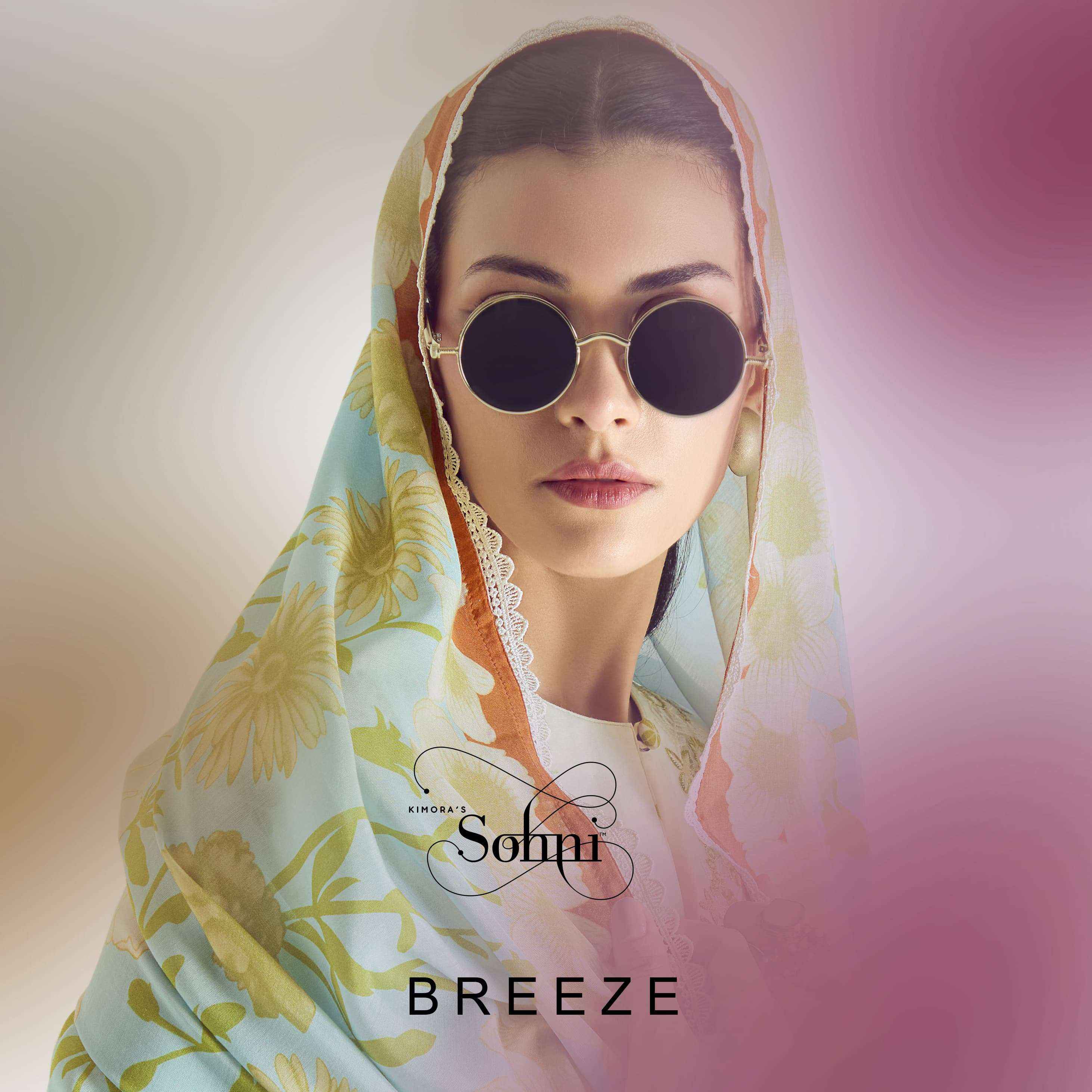 Kimora Sohni Breeze Vol 25 Lawn Cotton Dress Material 4 pcs Catalogue