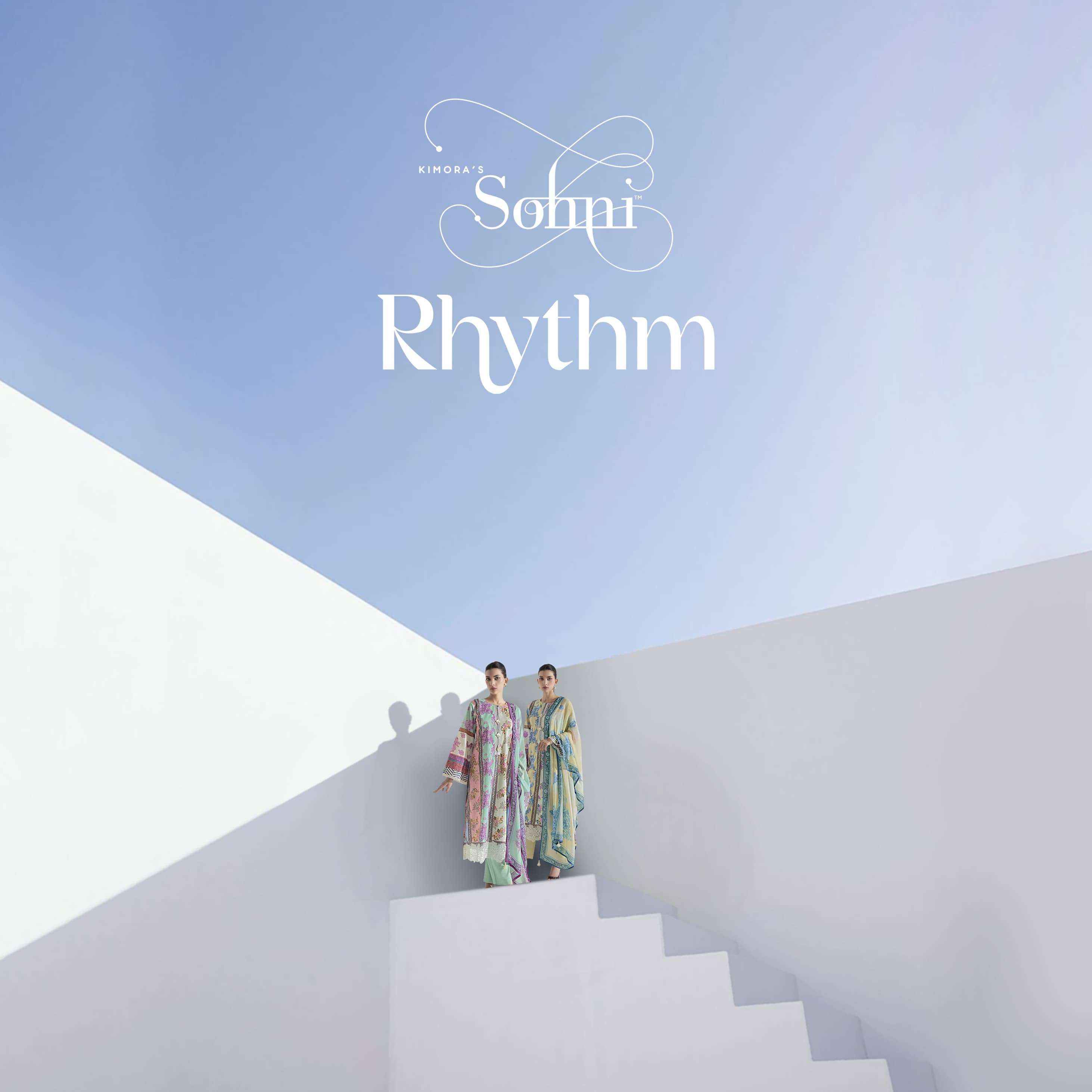 Kimora Sohni Rhythm Vol 26 Lawn Cotton Dress Material 4 pcs Catalogue