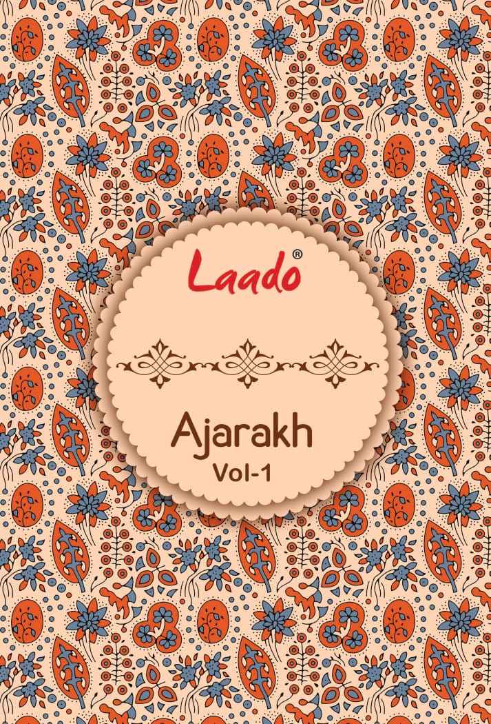 Laado Ajarakh Vol 1 Cotton Dress Material 10 Pcs Catalog