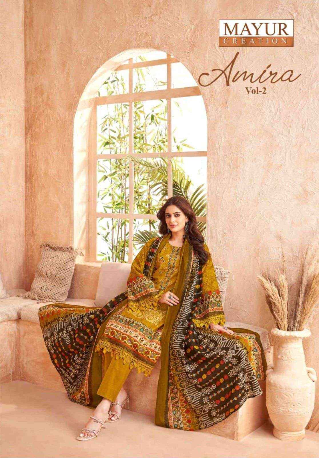Mayur Creation Amira Vol 2 Readymade Cotton Dress 8 pcs Catalogue