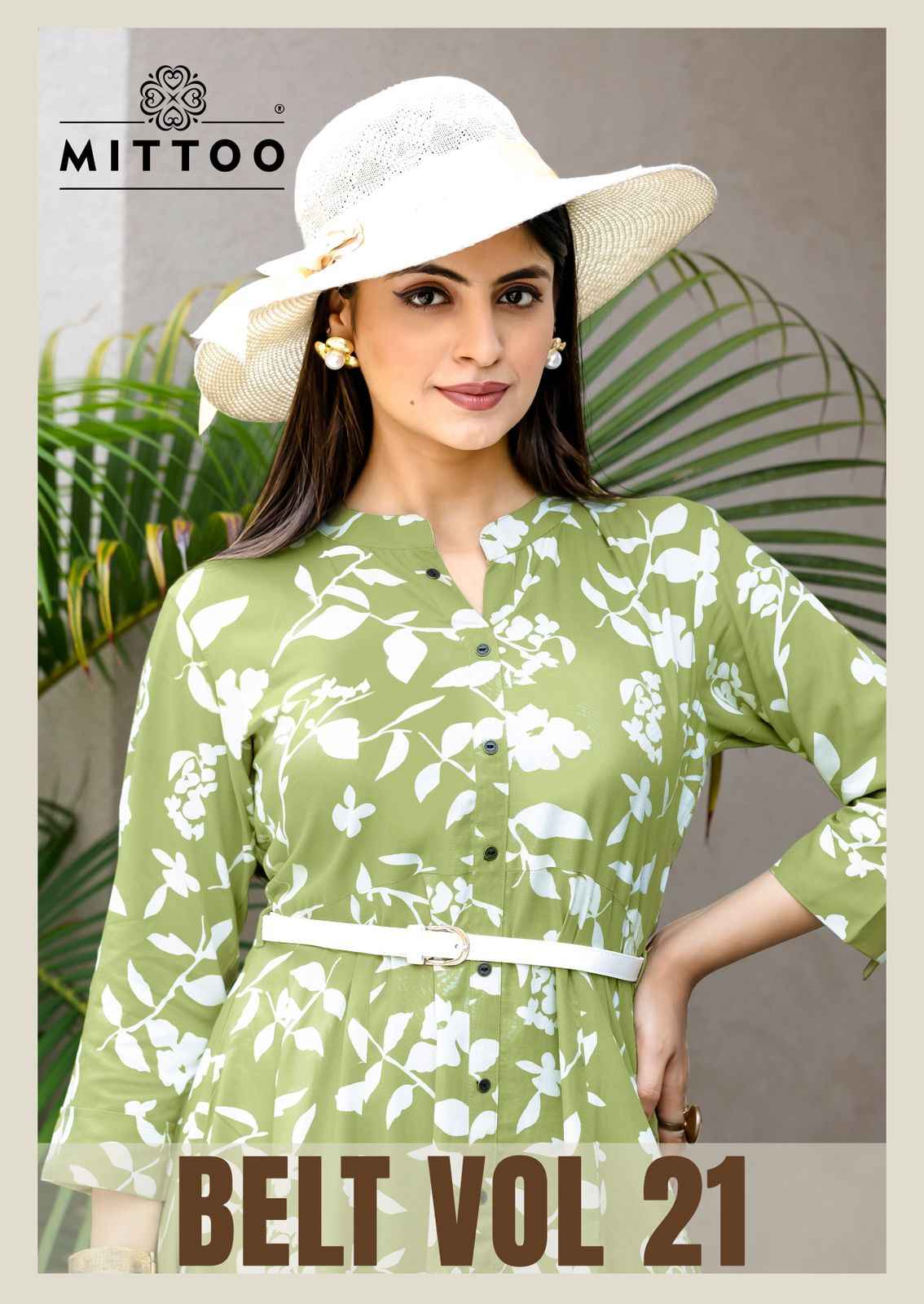Mittoo Belt Vol 21 Rayon Kurti 6 pcs Catalogue