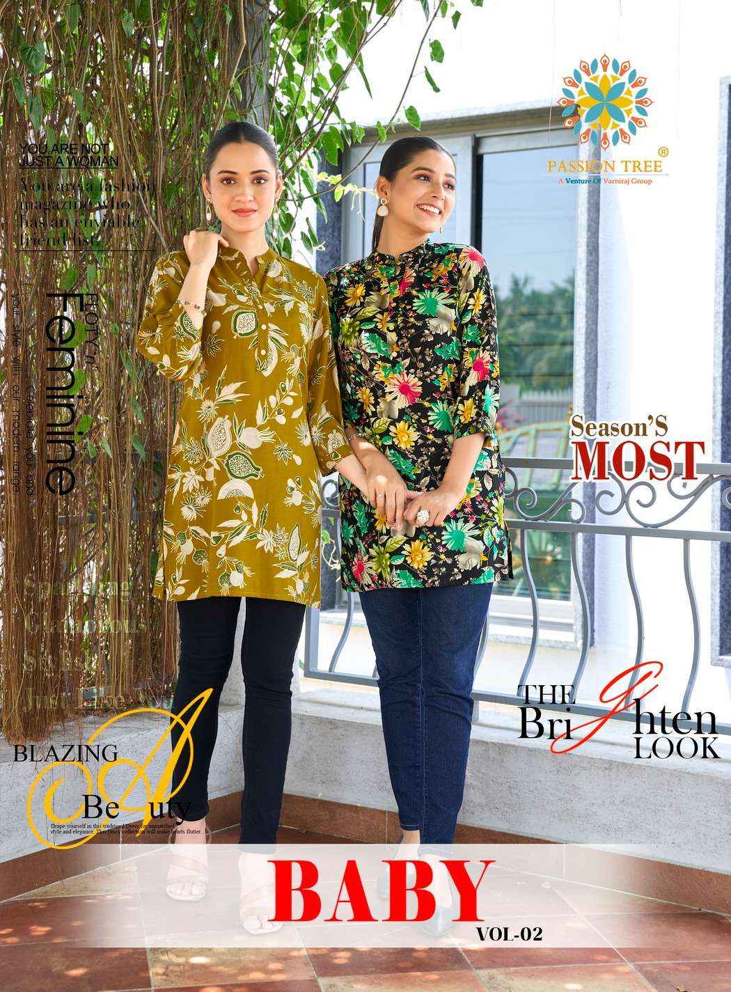 Passion Tree Baby Vol 2 Rayon Top 12 pcs Catalogue