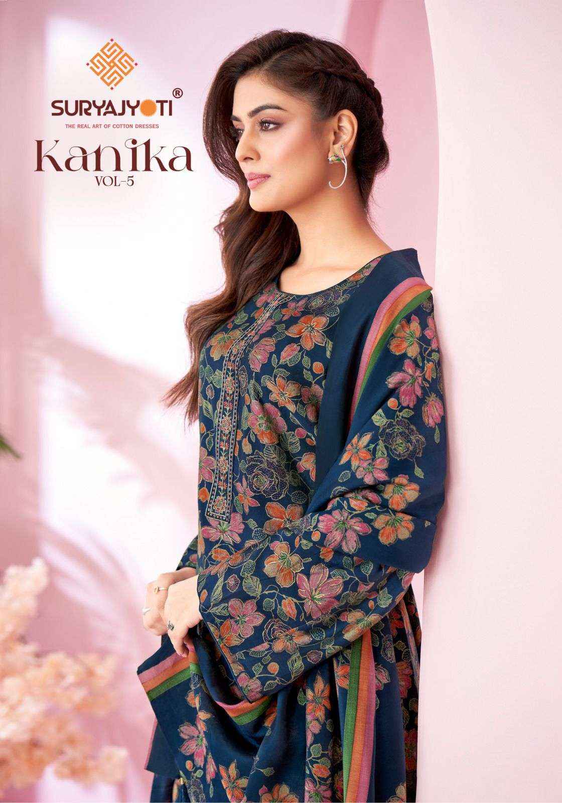 Suryajyoti Kanika Vol 5 Modal Dress Material 6 pcs Catalogue